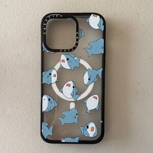 Casetify Blue Shark Design Phone Case- IPhone 15 pro max